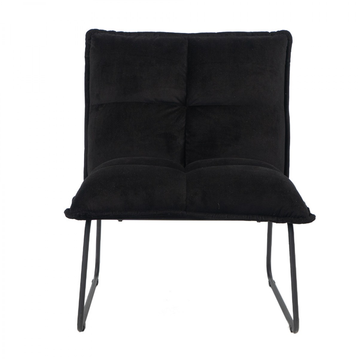 Fauteuil Restaurant Cafe Bar Et Horeca - Zoe Velours Noir 